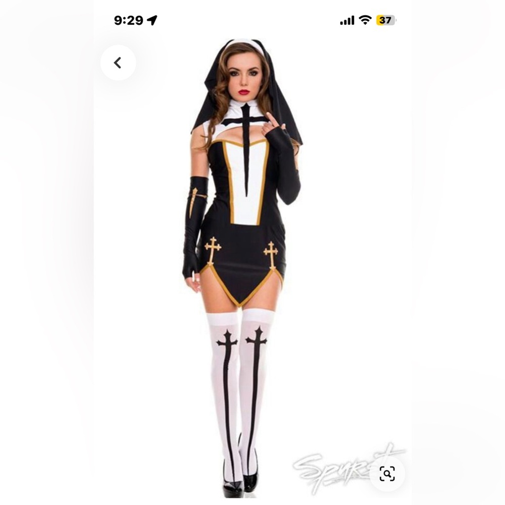 Sexy nun women’s costume